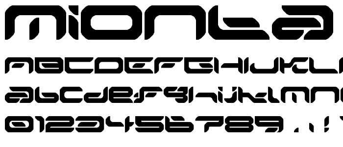 Mionta Regular font
